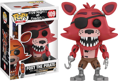 Five Nights at Freddy's Foxy The Pirate Funko Pop! Vinyl Figure #109 W/Protector Bundle - LeCharms & Co.