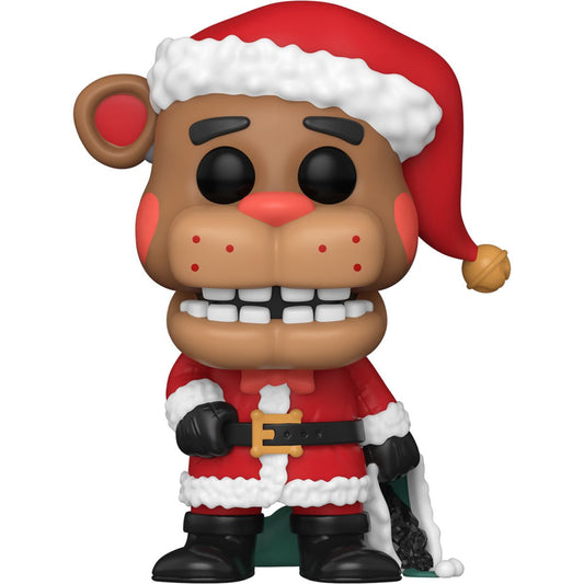 Five Nights at Freddy's Holiday Santa Freddy Funko Pop! Vinyl Figure #936 W/Protector Bundle - LeCharms & Co.