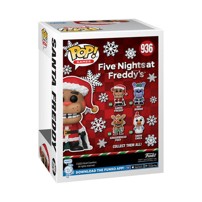 Five Nights at Freddy's Holiday Santa Freddy Funko Pop! Vinyl Figure #936 W/Protector Bundle - LeCharms & Co.