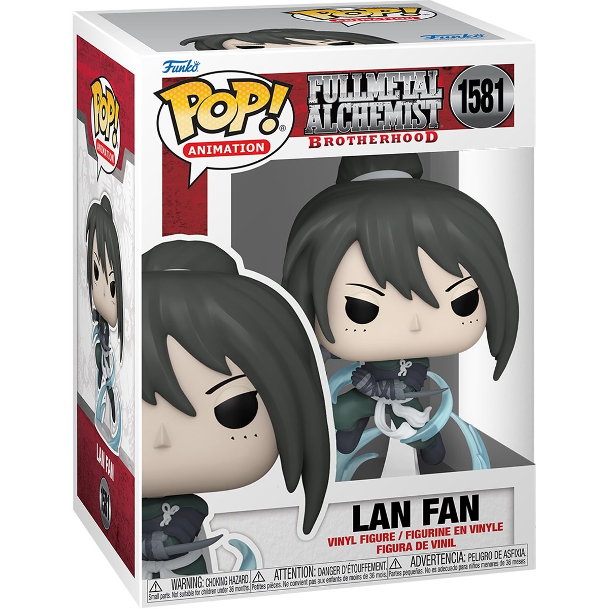 Fullmetal Alchemist: Brotherhood Lan Fan (Ninja) Funko Pop! Vinyl Figure #1581 W/Protector Bundle - LeCharms & Co.