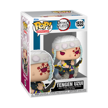 Funko Pop! Animation: Demon Slayer - Tengen Uzui w/ Pop Protector - LeCharms & Co.