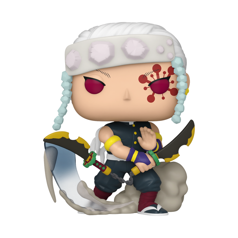 Funko Pop! Animation: Demon Slayer - Tengen Uzui w/ Pop Protector - LeCharms & Co.