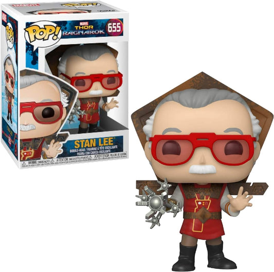 Funko Pop! Icons: Stan Lee - Stan Lee in Ragnarok Outfit, Multicolor - LeCharms & Co.