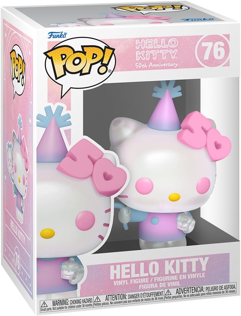 Funko Pop! Sanrio: Hello Kitty 50th Anniversary - Hello Kitty with Balloons - LeCharms & Co.