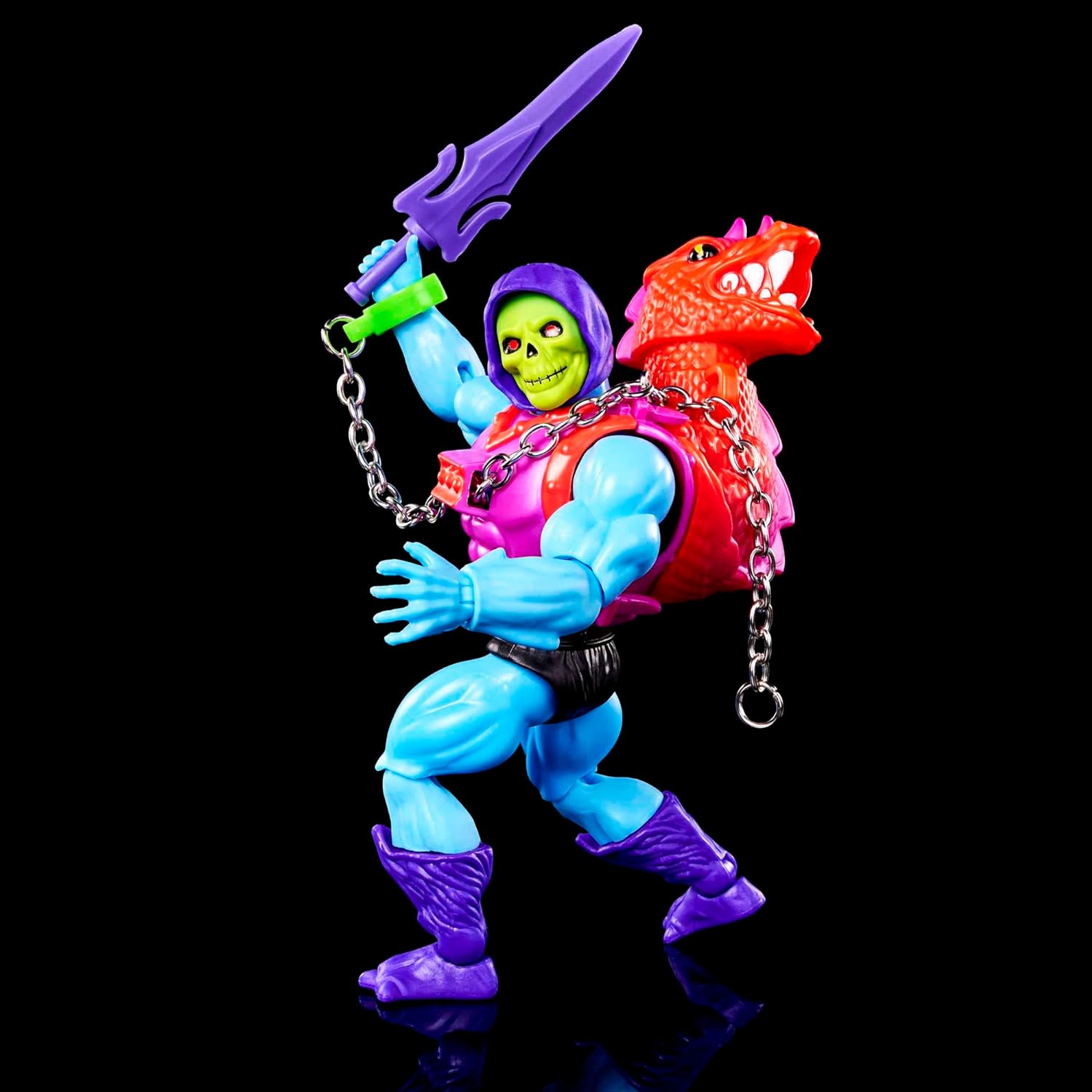 Masters of the Universe Origins Action Figure with Accessories, Deluxe Dragon Blast Skeletor 5.5 Inch, Motu Collectible - LeCharms & Co.