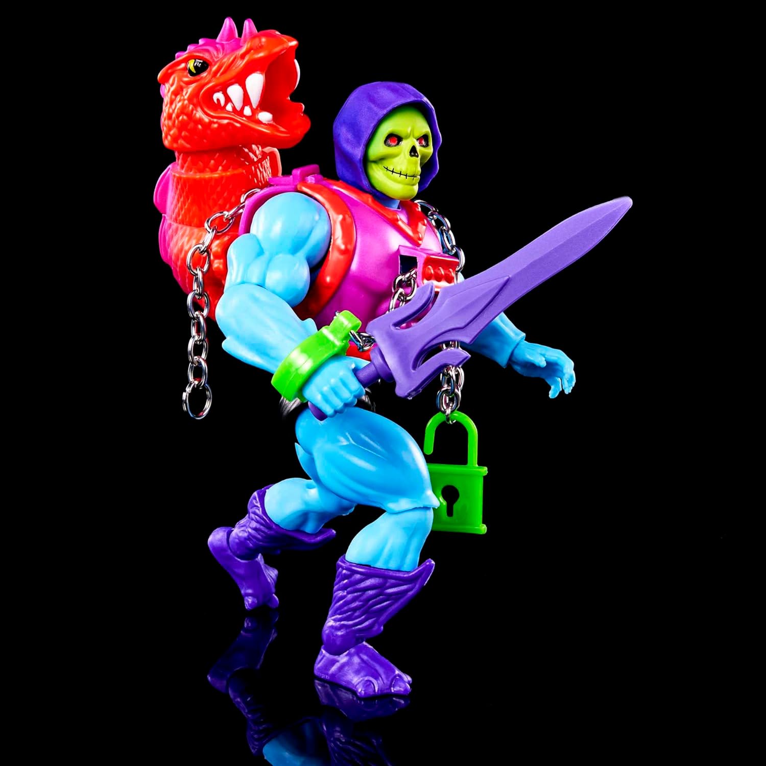 Masters of the Universe Origins Action Figure with Accessories, Deluxe Dragon Blast Skeletor 5.5 Inch, Motu Collectible - LeCharms & Co.