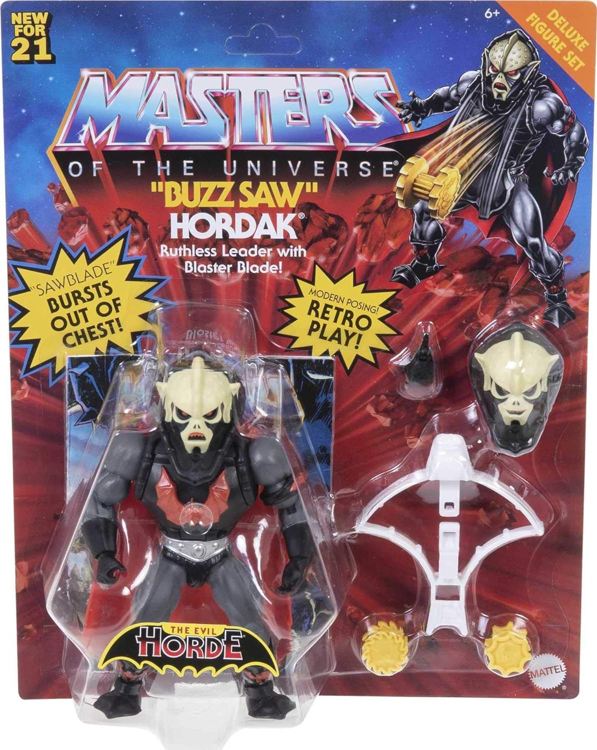 Masters of the Universe Origins Buzz Saw Hordak Deluxe Action Figure, 5.5-in Battle Figure for Storytelling Play and Display, Gift for 6 to 10-Year-Olds and Adult Collectors,GYY32 - LeCharms & Co.