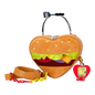 Spongebob Squarepants Krabby Patty Plush Crossbody Bag