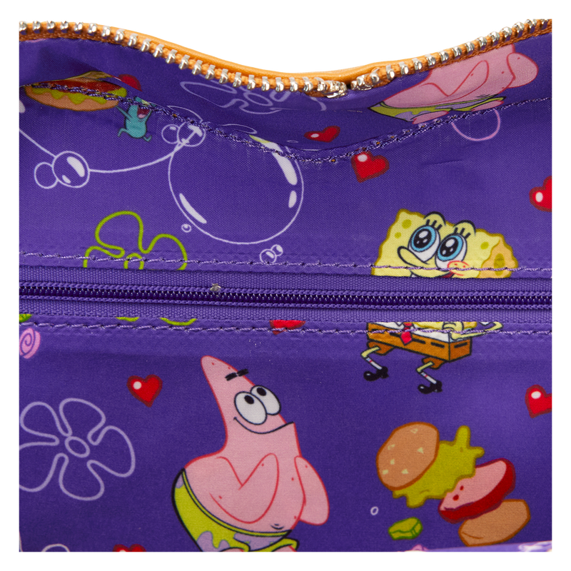 Spongebob Squarepants Krabby Patty Plush Crossbody Bag