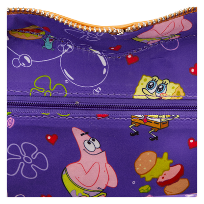 Spongebob Squarepants Krabby Patty Plush Crossbody Bag