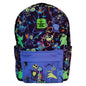 Nightmare Before Christmas Neon Glow All-Over Print Nylon Full-Size Backpack - LeCharms & Co.