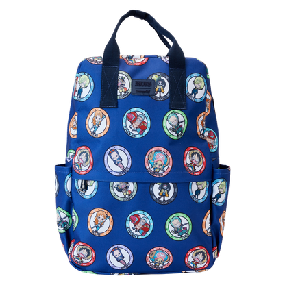 One Piece 25th Anniversary Straw Hat Pirates All-Over Print Nylon Full-Size Backpack - LeCharms & Co.