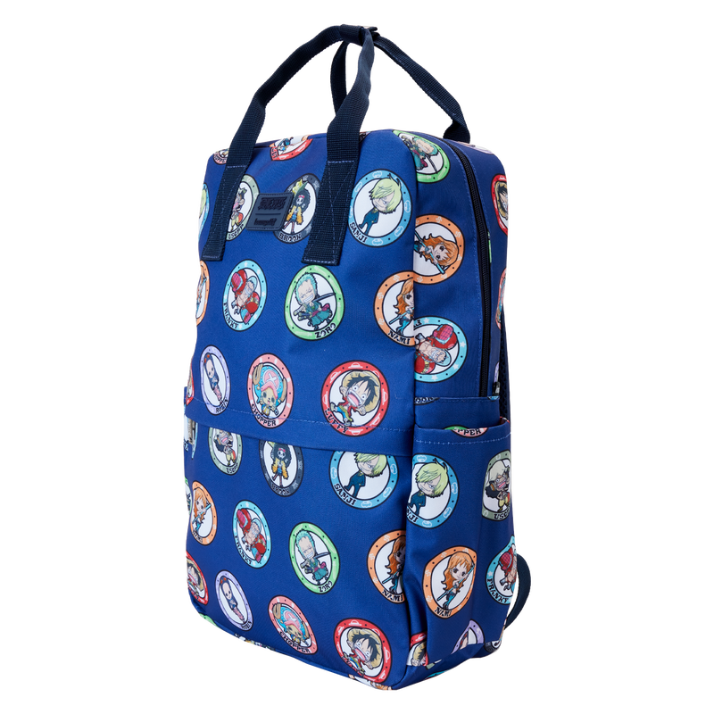 One Piece 25th Anniversary Straw Hat Pirates All-Over Print Nylon Full-Size Backpack - LeCharms & Co.