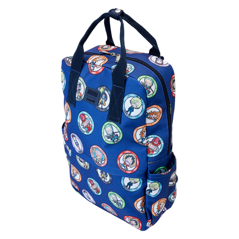 One Piece 25th Anniversary Straw Hat Pirates All-Over Print Nylon Full-Size Backpack - LeCharms & Co.
