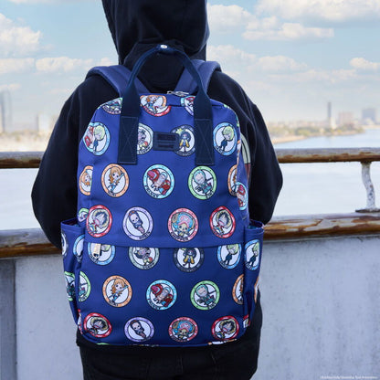 One Piece 25th Anniversary Straw Hat Pirates All-Over Print Nylon Full-Size Backpack - LeCharms & Co.