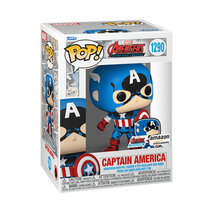 Funko Pop!: Avengers - Captain America with Pin