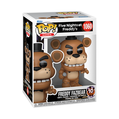 Funko Pop! Games: Five Nights at Freddy’s - Freddy Fazbear (10th Anniversary)