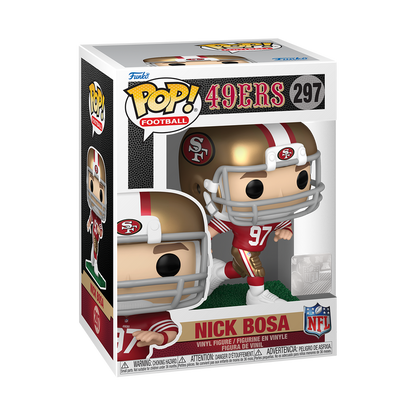 Funko Pop Football: 49ers - Nick Bosa (Color) w/ Protector