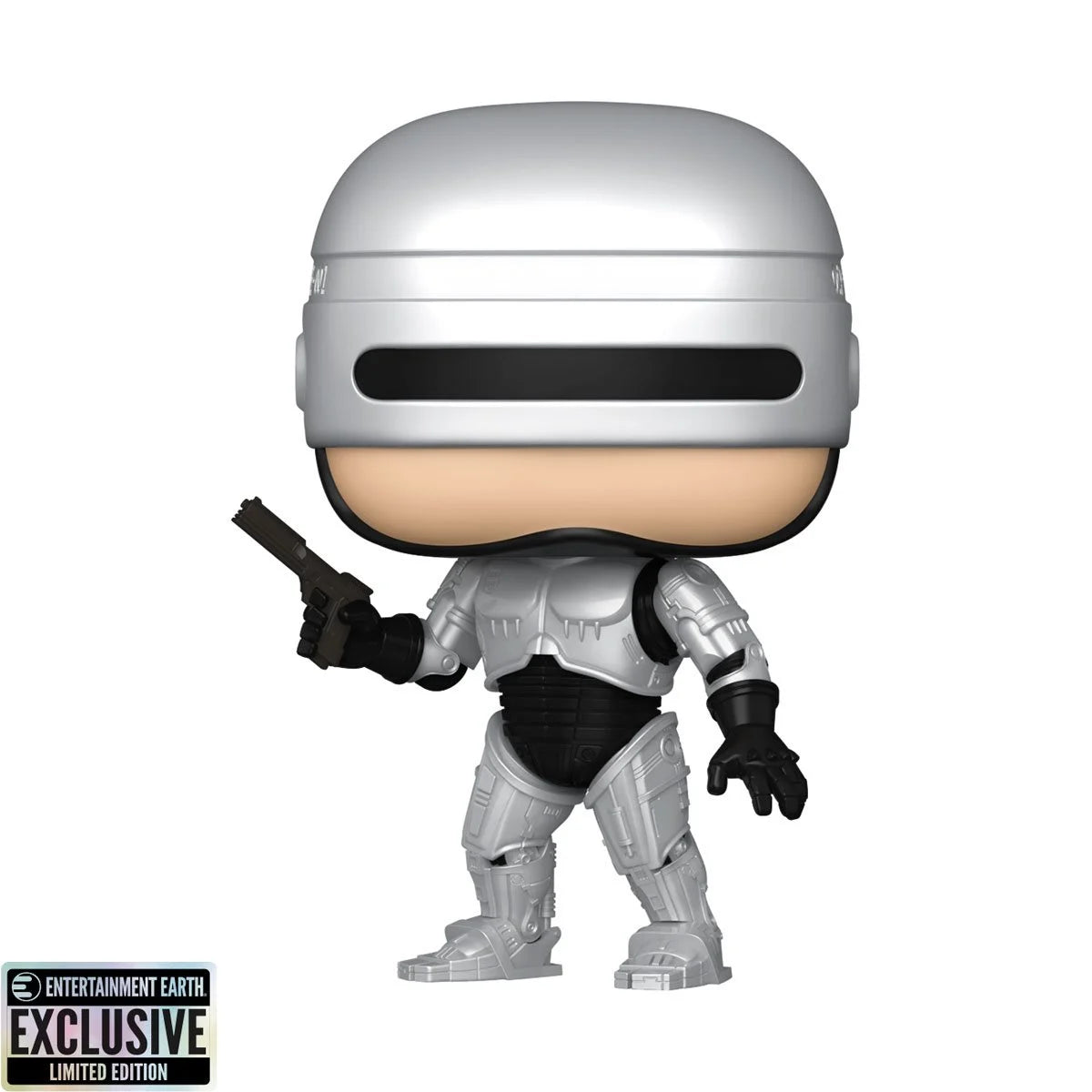 RoboCop Metallic Funko Pop! Vinyl Figure #1638 - EE Exclusive W/Protector Bundle - LeCharms & Co.