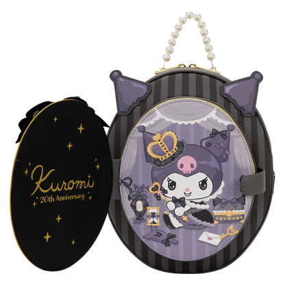 Loungefly Sanrio Kuromi 20th Anniversary Cameo Mini Backpack