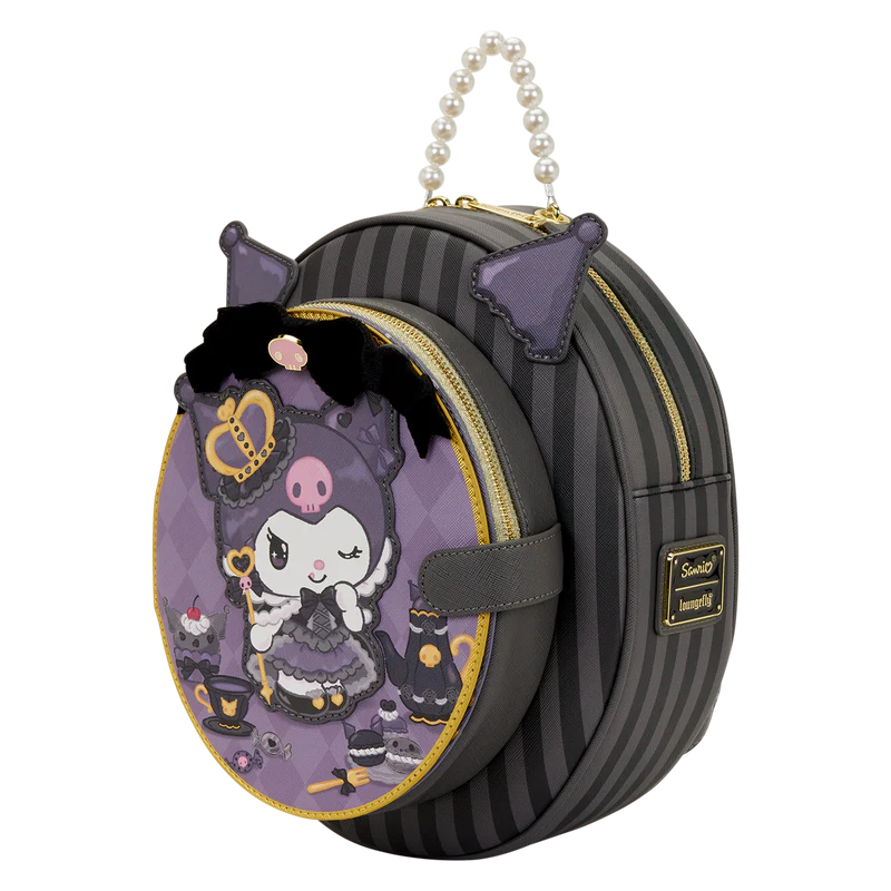 Loungefly Sanrio Kuromi 20th Anniversary Cameo Mini Backpack