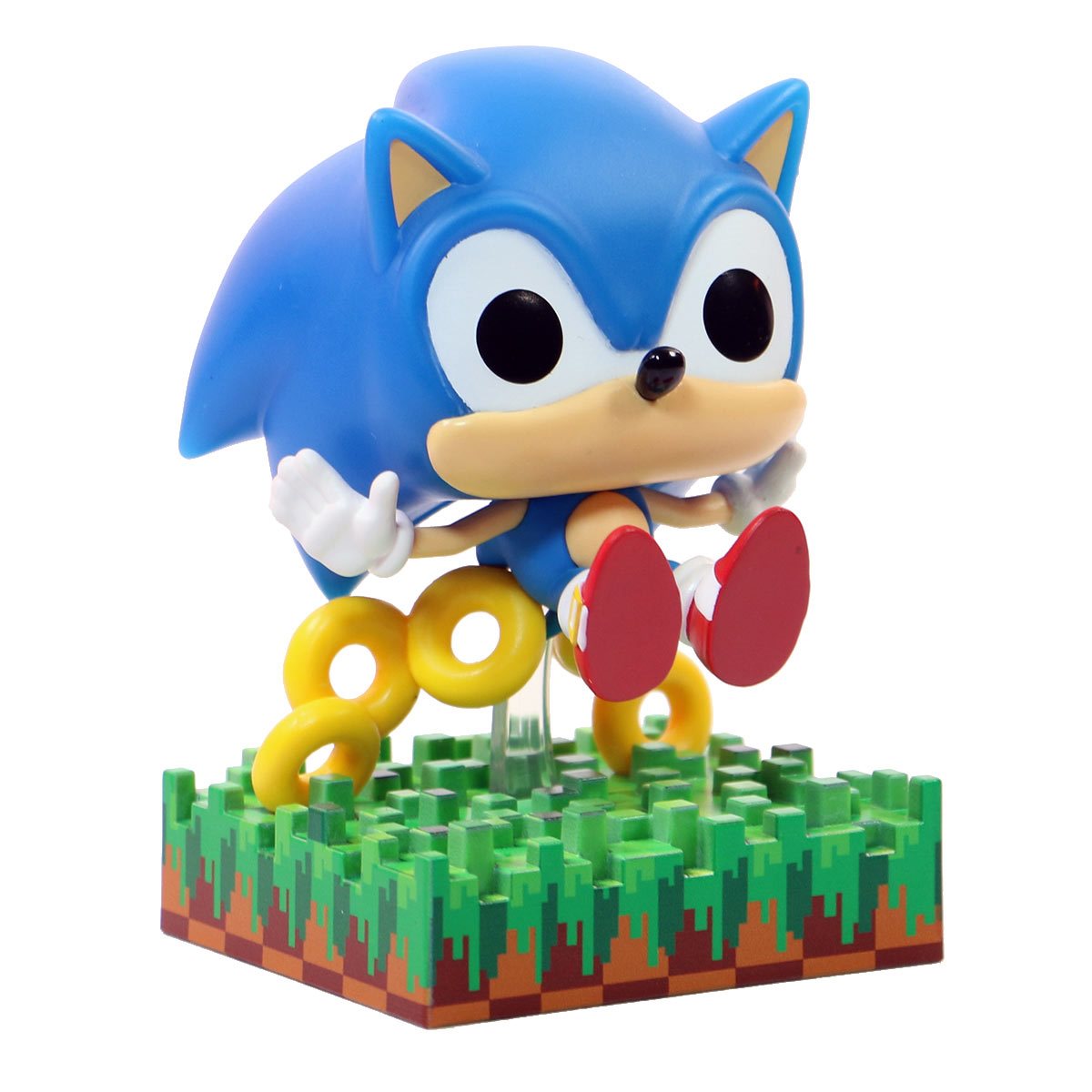 Sonic the Hedgehog Ring Scatter Sonic Funko Pop! Vinyl Figure #918 - Previews Exclusive W/Protector Bundle - LeCharms & Co.