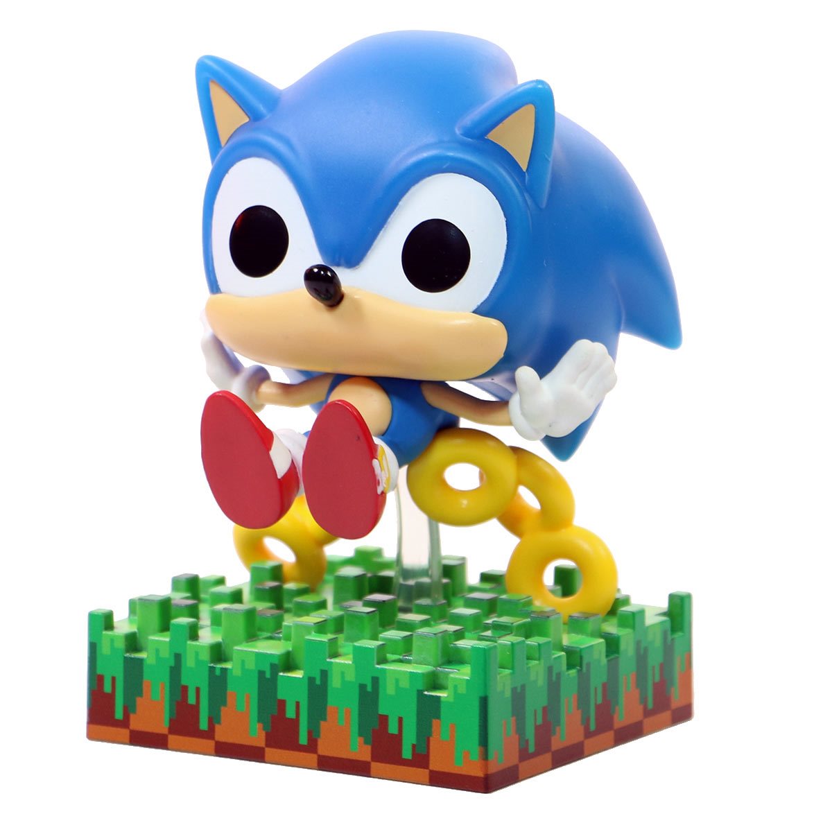 Sonic the Hedgehog Ring Scatter Sonic Funko Pop! Vinyl Figure #918 - Previews Exclusive W/Protector Bundle - LeCharms & Co.