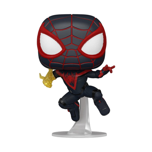 Spider-Man Miles Morales Classic Suit Funko Pop! Vinyl Figure #765 W/Protector Bundle - LeCharms & Co.