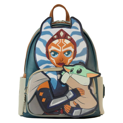 Star Wars: The Mandalorian Ahsoka Holding Grogu Mini-Backpack - LeCharms & Co.