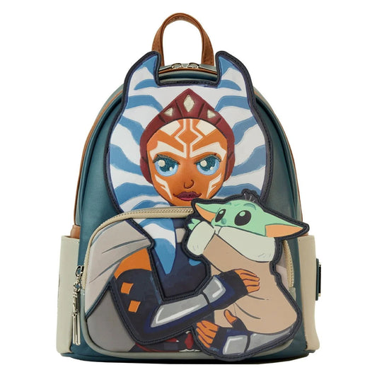 Star Wars: The Mandalorian Ahsoka Holding Grogu Mini-Backpack - LeCharms & Co.