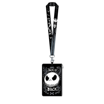 The Nightmare Before Christmas Jack Skellington Lanyard with Passport Holder - LeCharms & Co.