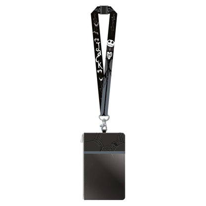 The Nightmare Before Christmas Jack Skellington Lanyard with Passport Holder - LeCharms & Co.