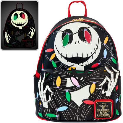 The Nightmare Before Christmas Smiling Jack Light-Up Mini-Backpack - LeCharms & Co.