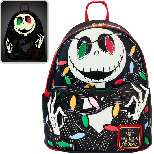 The Nightmare Before Christmas Smiling Jack Light-Up Mini-Backpack - LeCharms & Co.