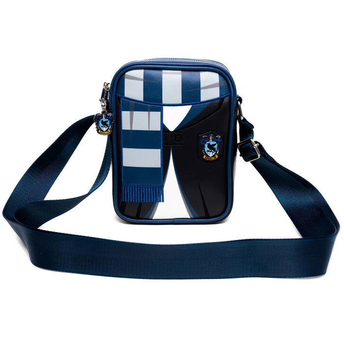 The Wizarding World of Harry Potter Bag, Cross Body, Harry Potter Hogwarts School Ravenclaw Uniform Embroidered, Vegan Leather - LeCharms & Co.