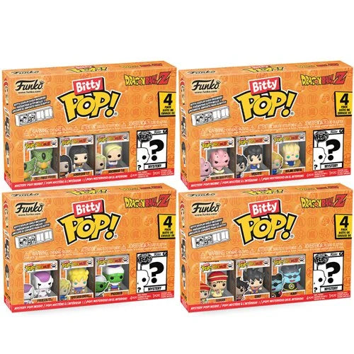 Funko Pop! Dragon Ball Z Bitty Pop! Mini-Figure 4-Pack Case of 12 - Specialty