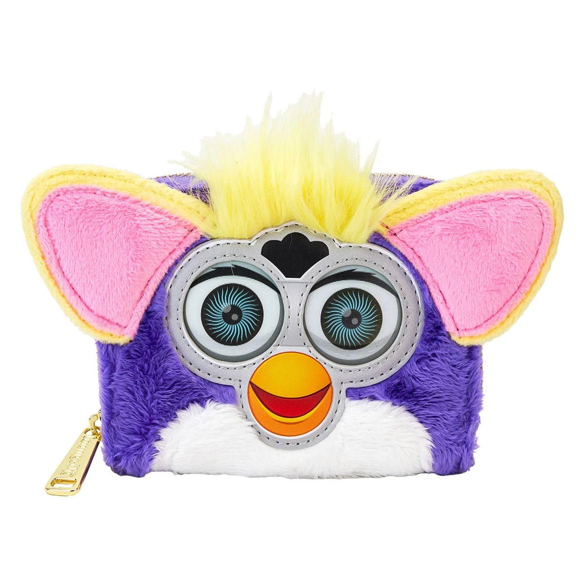 Furby Plush Fur Zip-Around Wallet