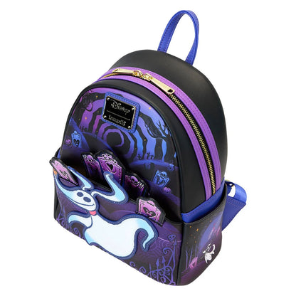 Nightmare Before Christmas Zero and Jack Light-Up Mini Backpack