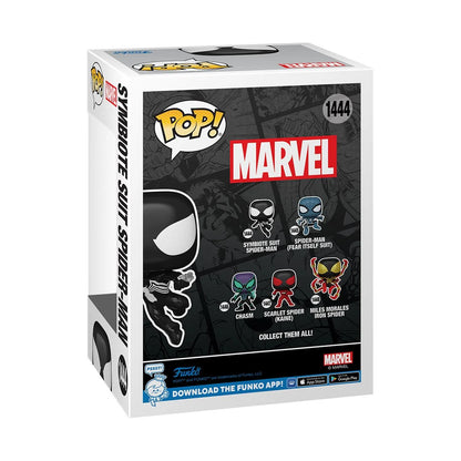 Spider-Man Comics Symbiote Suit Spider-Man Funko Pop! Vinyl Figure #1444 W/Protector