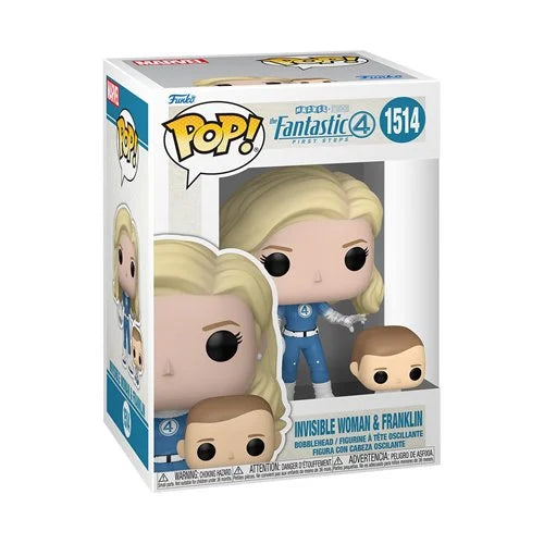 Funko Pop! The Fantastic Four: First Steps Invisible Woman & Franklin # 1514