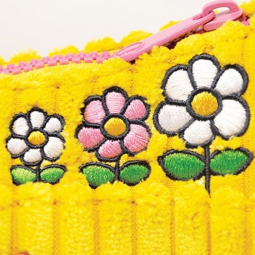 Miffy Corduroy Baguette Crossbody Bag with Bag Charm