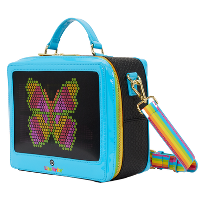 Loungefly Hasbro Lite-Brite Lenticular Glow Crossbody Bag with Coin Bag