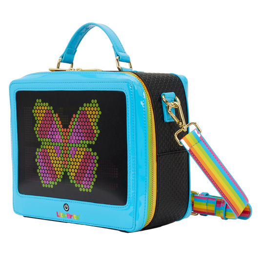 Loungefly Hasbro Lite-Brite Lenticular Glow Crossbody Bag with Coin Bag