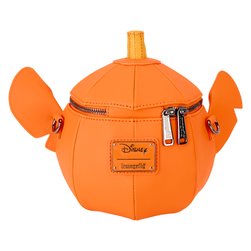Loungefly Disney
Stitch Pumpkin Head Figural Glow Crossbody Bag