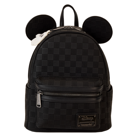 Loungefly Disney
Mickey Mouse Checkered Texture Mini Backpack