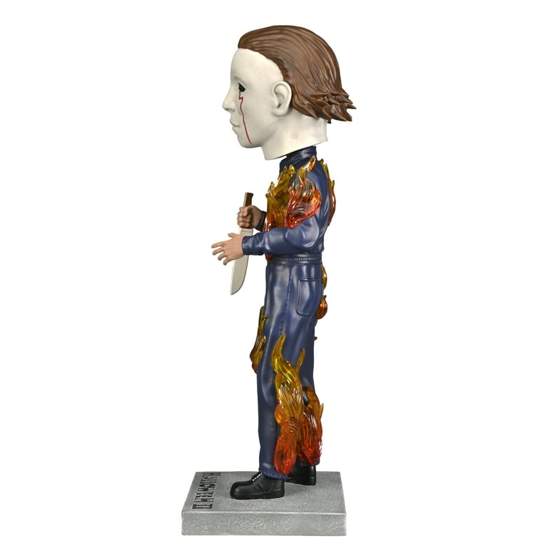 Halloween 2 (1981): Michael Myers On Fire, Head Knocker - NECA