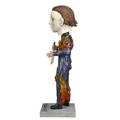 Halloween 2 (1981): Michael Myers On Fire, Head Knocker - NECA