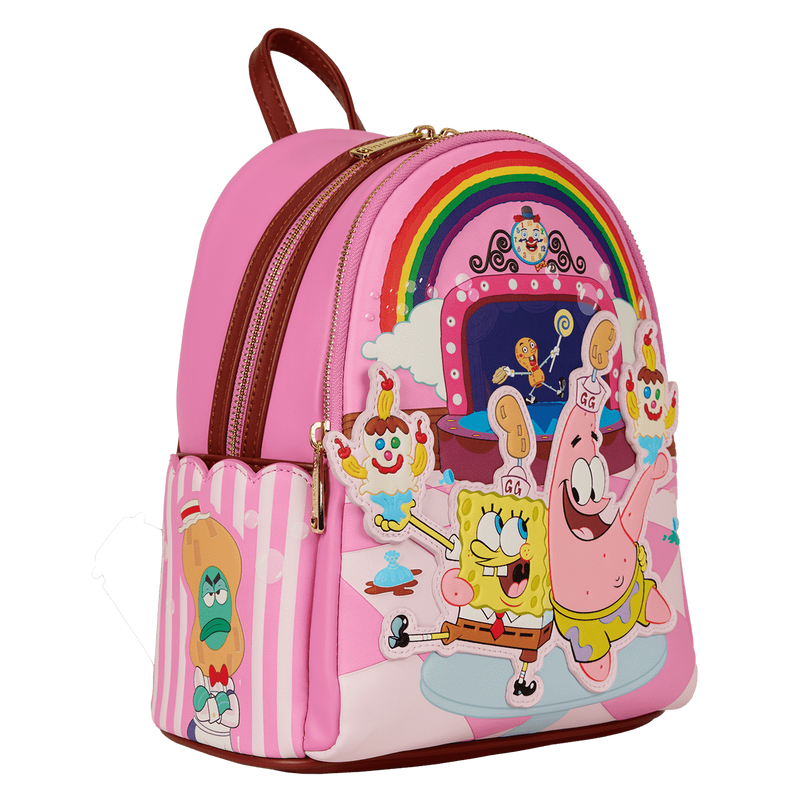 Loungefly SpongeBob Squarepants & Patrick Star Goofy Goober Light Up Mini Backpack