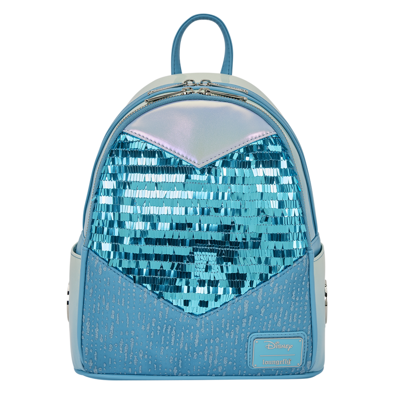 Loungefly Disney
Frozen Princess Elsa Glitter Sequin Cosplay Mini Backpack