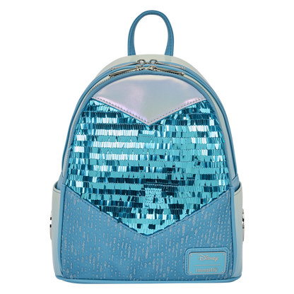 Loungefly Disney
Frozen Princess Elsa Glitter Sequin Cosplay Mini Backpack
